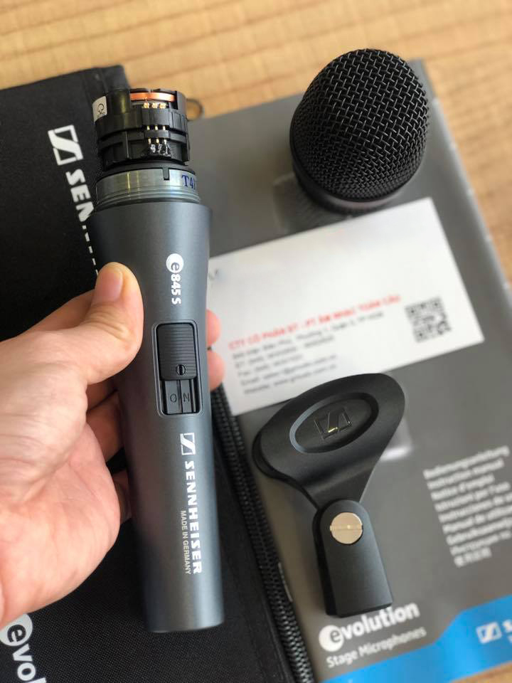 [HCM][Trả góp 0%]Micro Dynamic SENNHEISER E845S Vocal Microphone Chính hãng