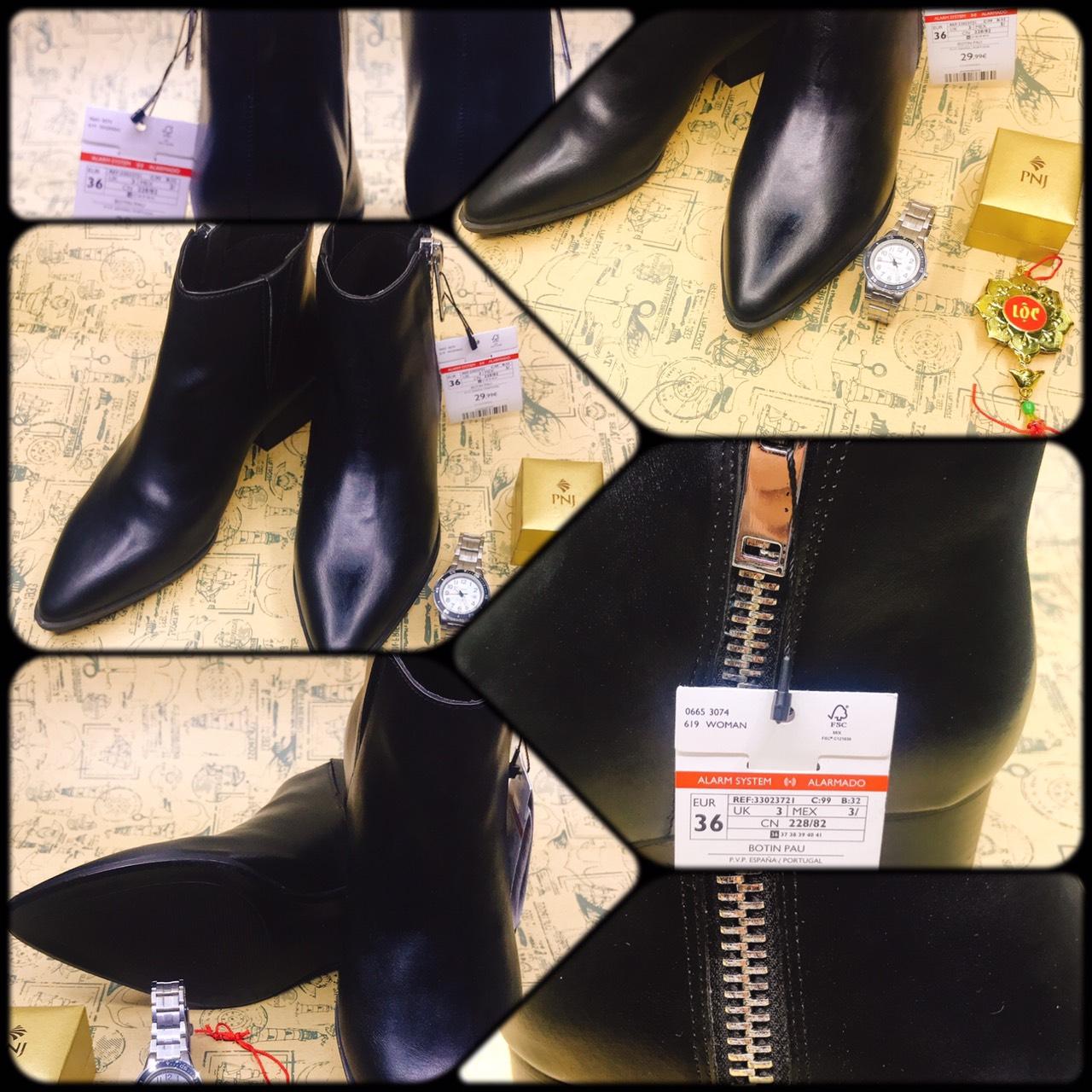 Giày Boot Mango Nữ Xuất Dư Xịn