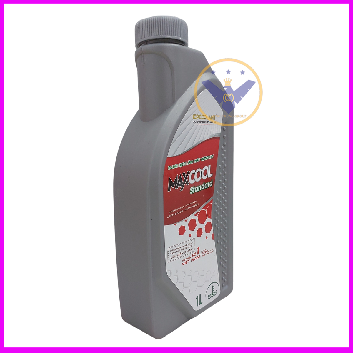 Nước làm mát động cơ ô tô (màu đỏ) Maxcool Standard lon 1 Lít