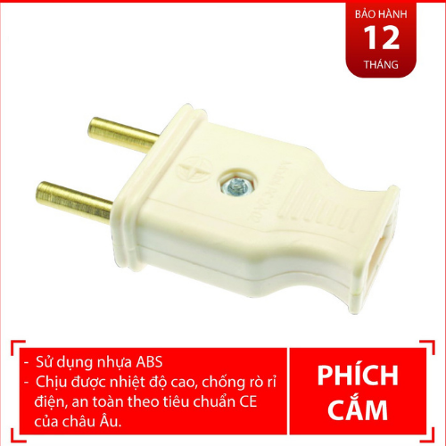 Phích cắm Điện Chuôi Đực Điện Quang PC 1/2A-02