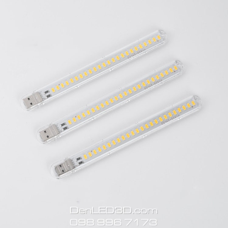 Thanh Đèn LED Mini Cắm Cổng USB 3/8/24 Bóng