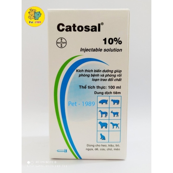 【sẵn sàng】 CATOSAL 10 Bayer CHAI 100ML Pet-1989