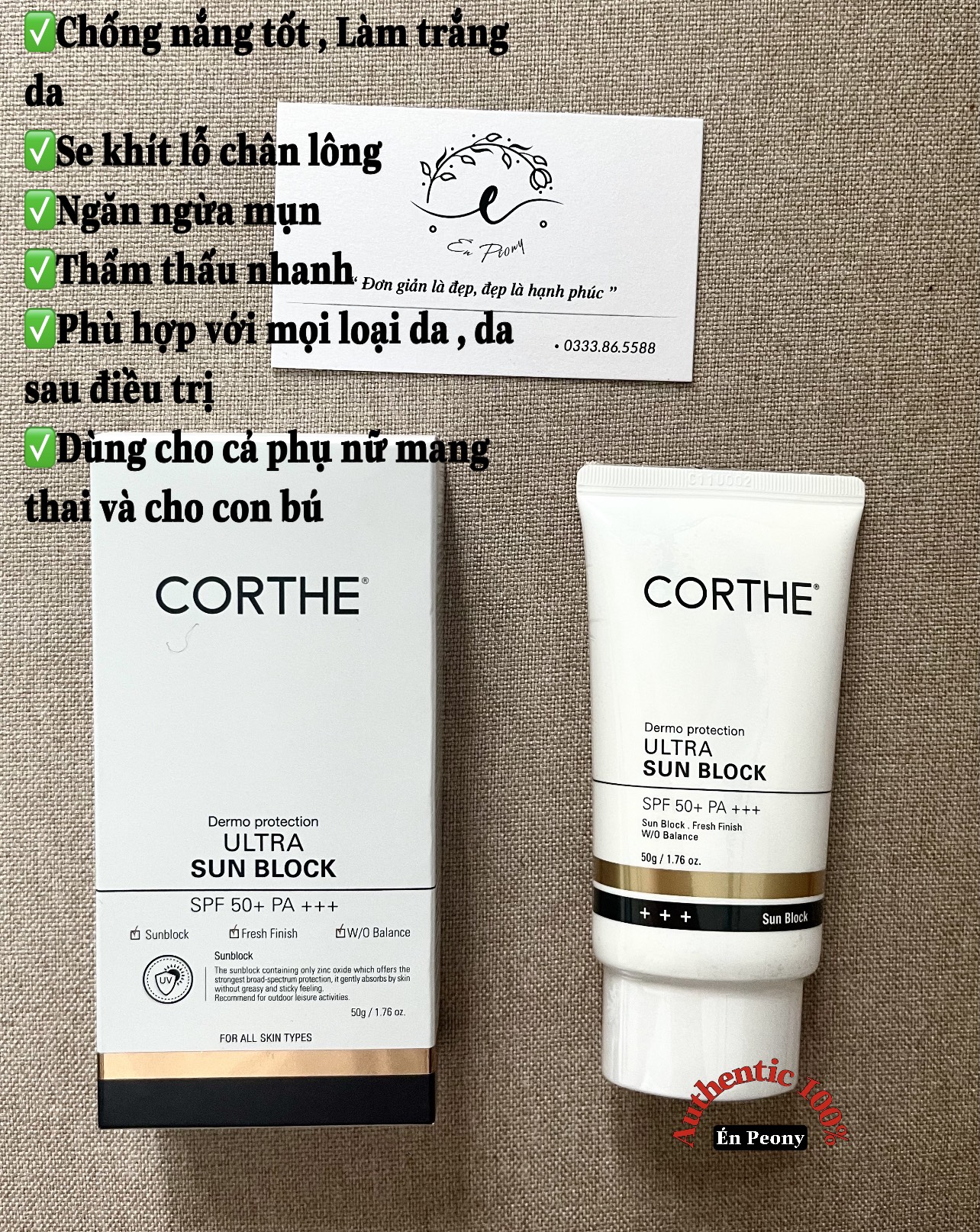 corthe sunscreen