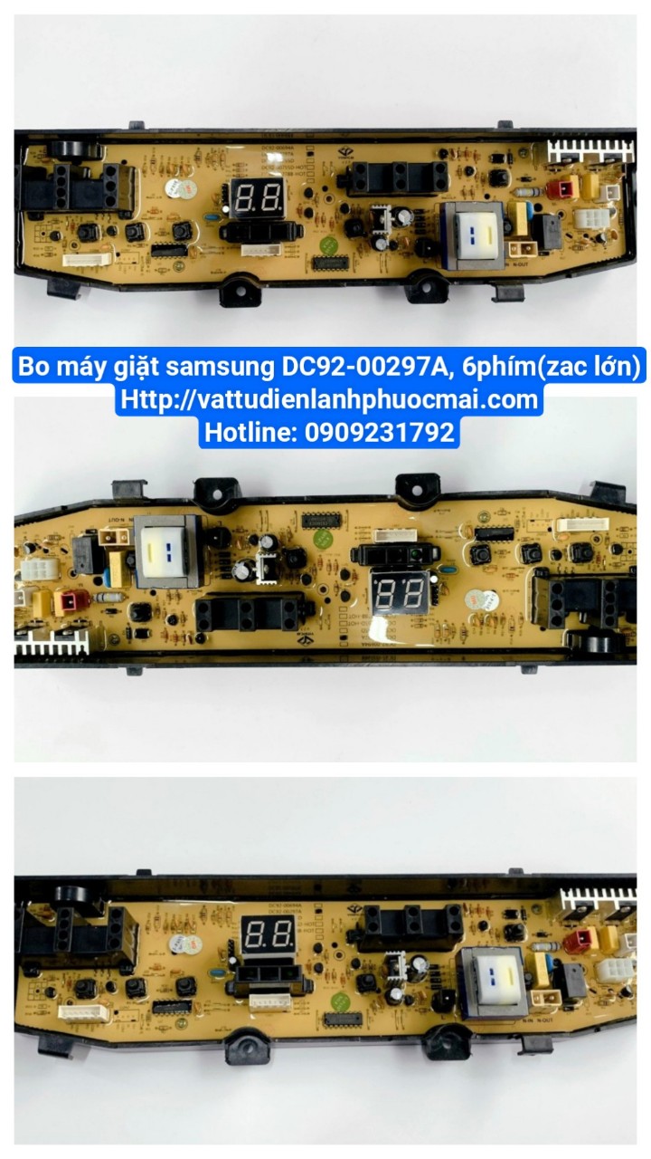 Bo máy giặt samsung dc92 - 00297a, 6 phím phước mãi