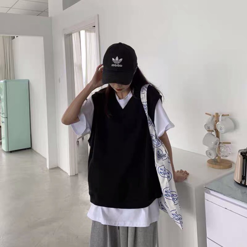 SET GILE ĐEN KÈM ÁO PHÔNG TRẮNG SIÊU DỄ MIX ĐỒ