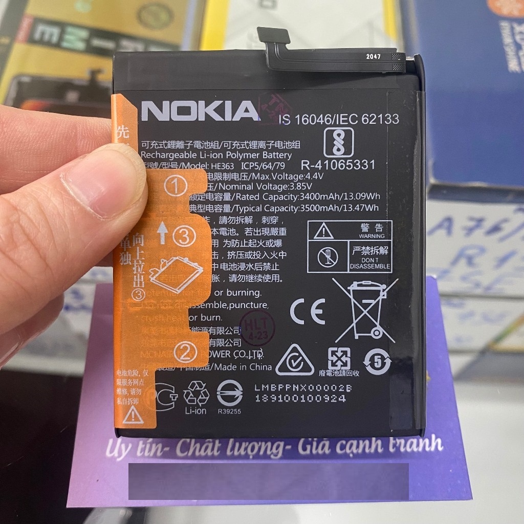 Pin Nokia X7 / 8.1 / 3.1 Plus (HE363) loại 1