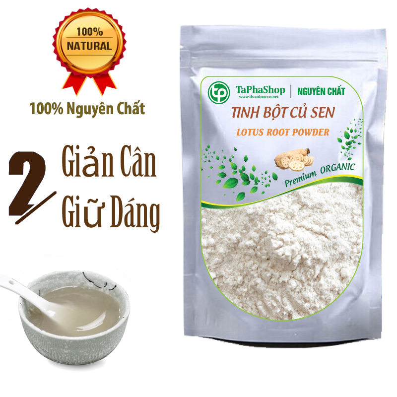 Tinh bột củ sen nguyên chất 100g - Tấn Phát