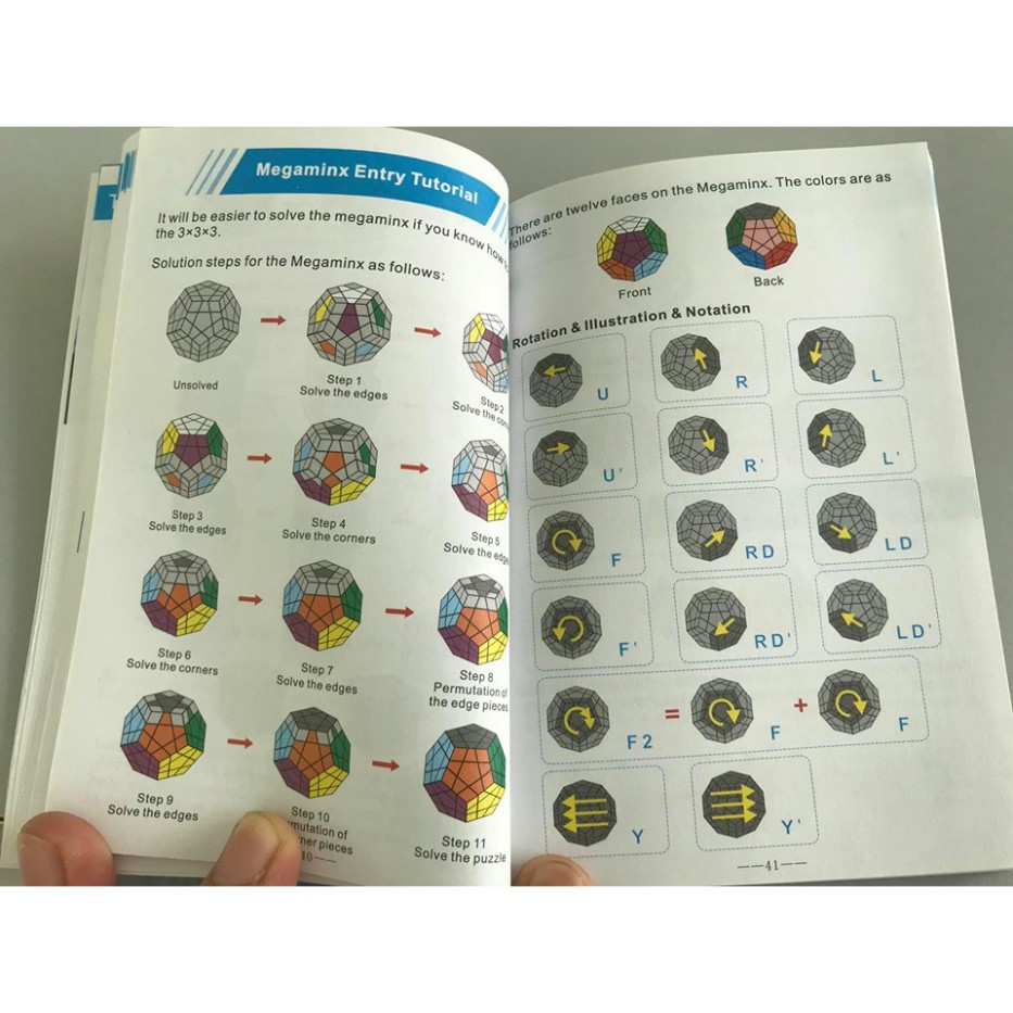 Sách hướng dẫn giải rubik