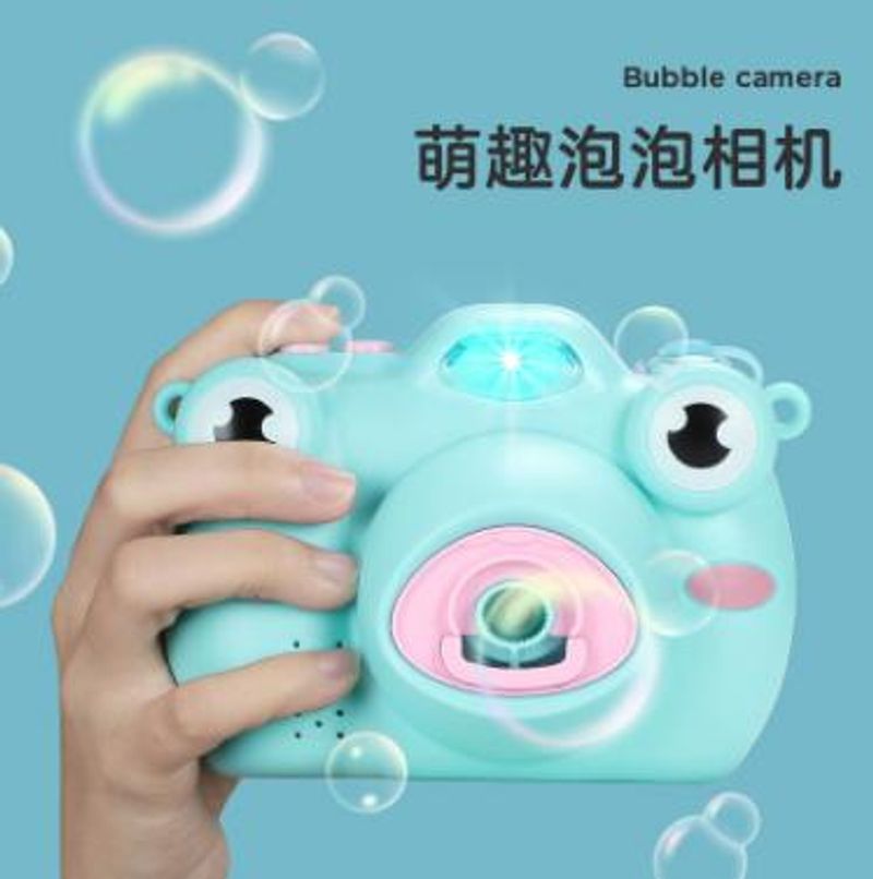 [HCM]MÁY CHỤP ẢNH THỔI BONG BÓNG CON ẾCH SIÊU CUTE CHO BÉ