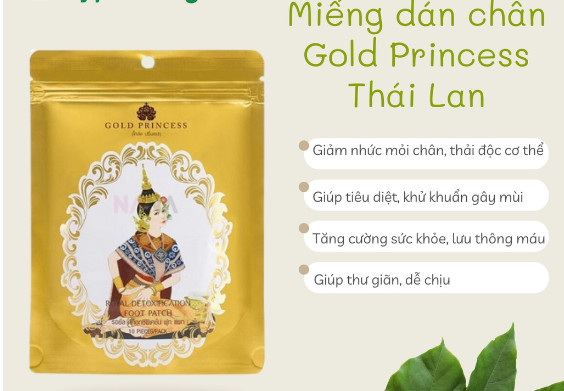 ( Hàng Xịn ) Miếng dán thải độc chân Thái Lan Túi 10 miếng