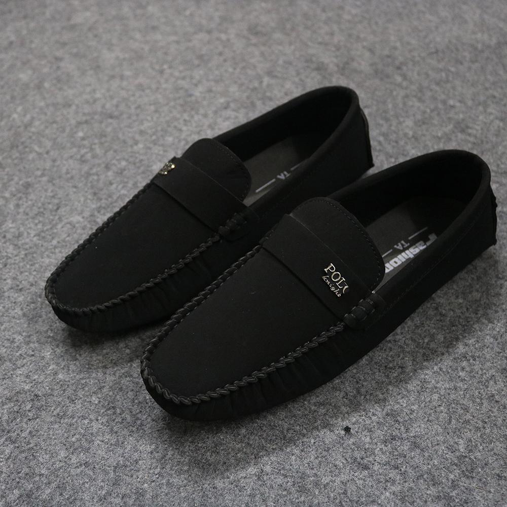 [HCM]Giày Lười Da Nam Phối Khóa Lịch Lãm