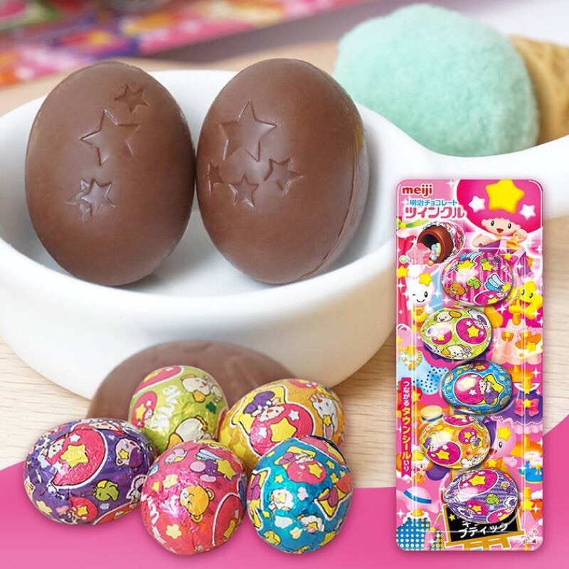Kẹo Socola trứng Meiji Twinkle 26g - Nhật Bản [ Date:11/2024 ]