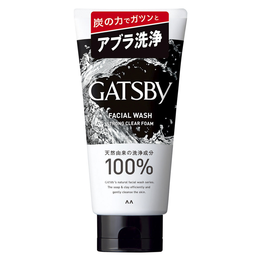 Sữa rửa mặt dành cho da dầu Gatsby Facial Wash Strong Clear Foam 130g
