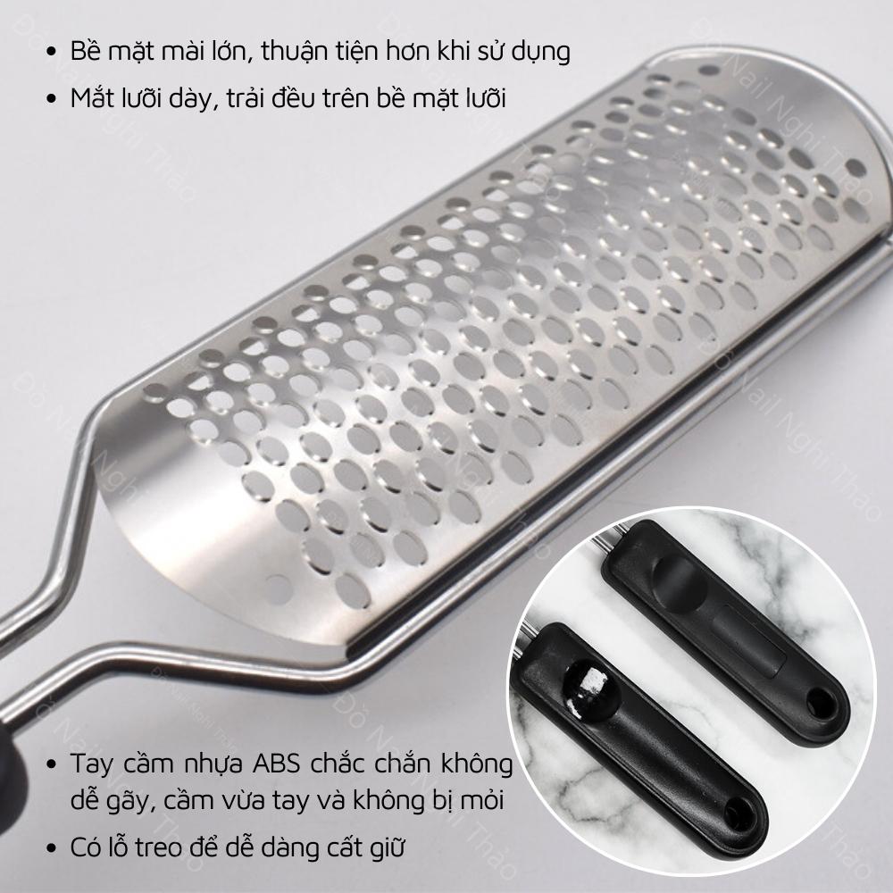 Dụng cụ chà gót chân inox
