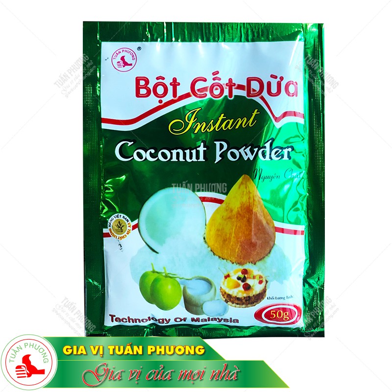 Bột Cốt Dừa Tuấn Phương 50g ( Gói )