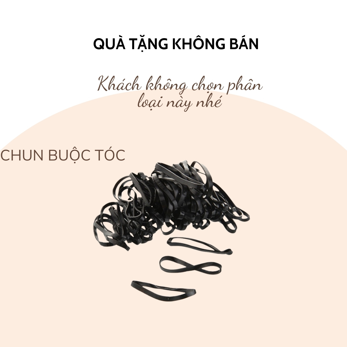Dây cột tóc màu đen đa công dụng dành cho bạn nữ- DAY COT TOC