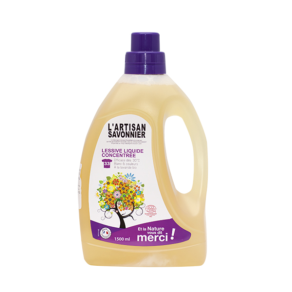 [Hoàn Tiền 15%]Nước giặt hữu cơ oải hương Artisan Savonnier 1,5L - 5L