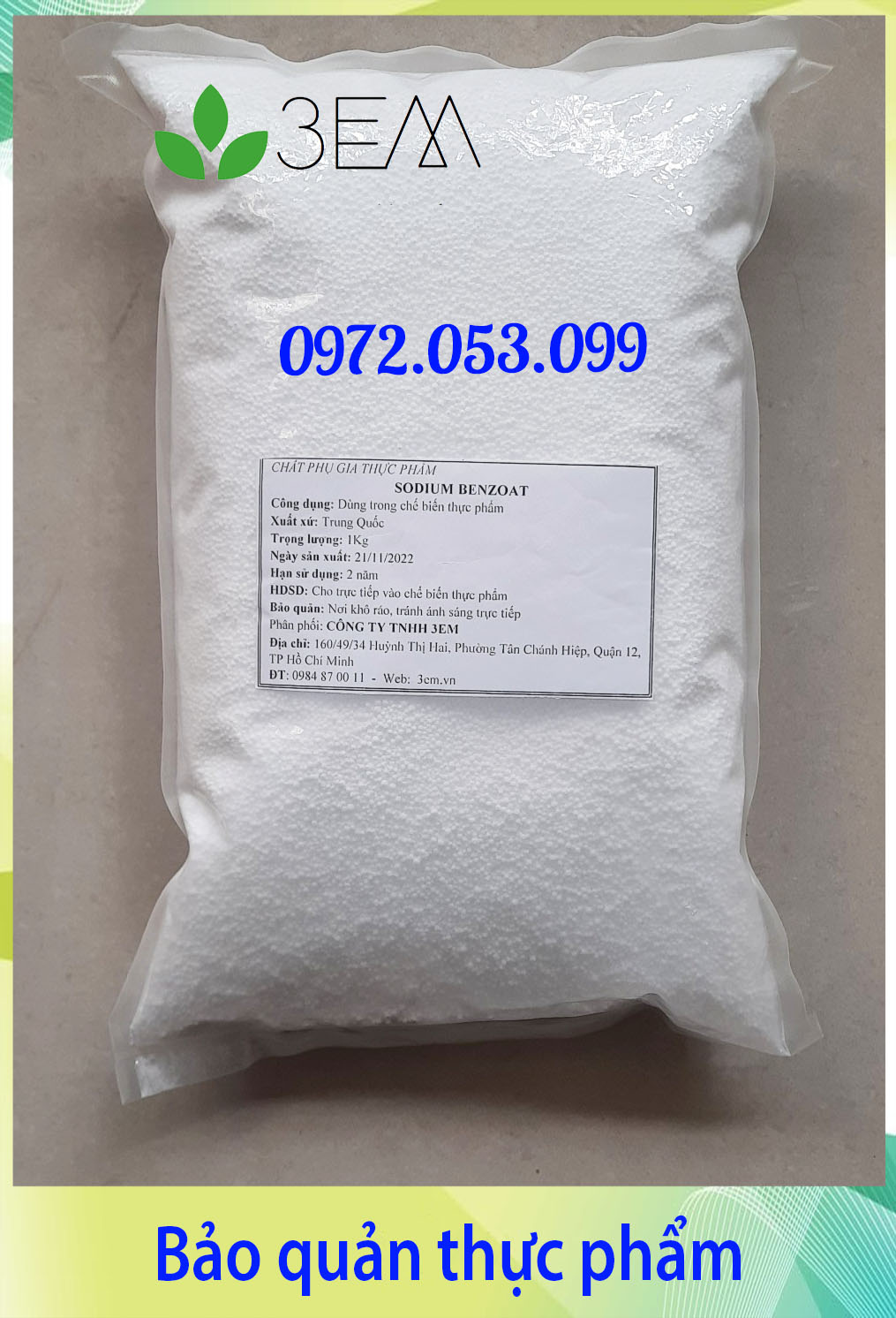 Food preservation Sodium Benzoat