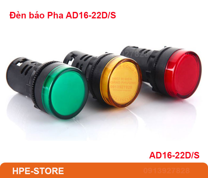 Đèn báo pha  phi 22