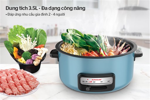 Lẩu điện 3.5L sunhouse SHD4527