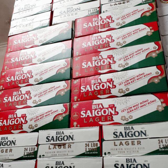 Thùng bia Sài Gòn 24lon 330ml