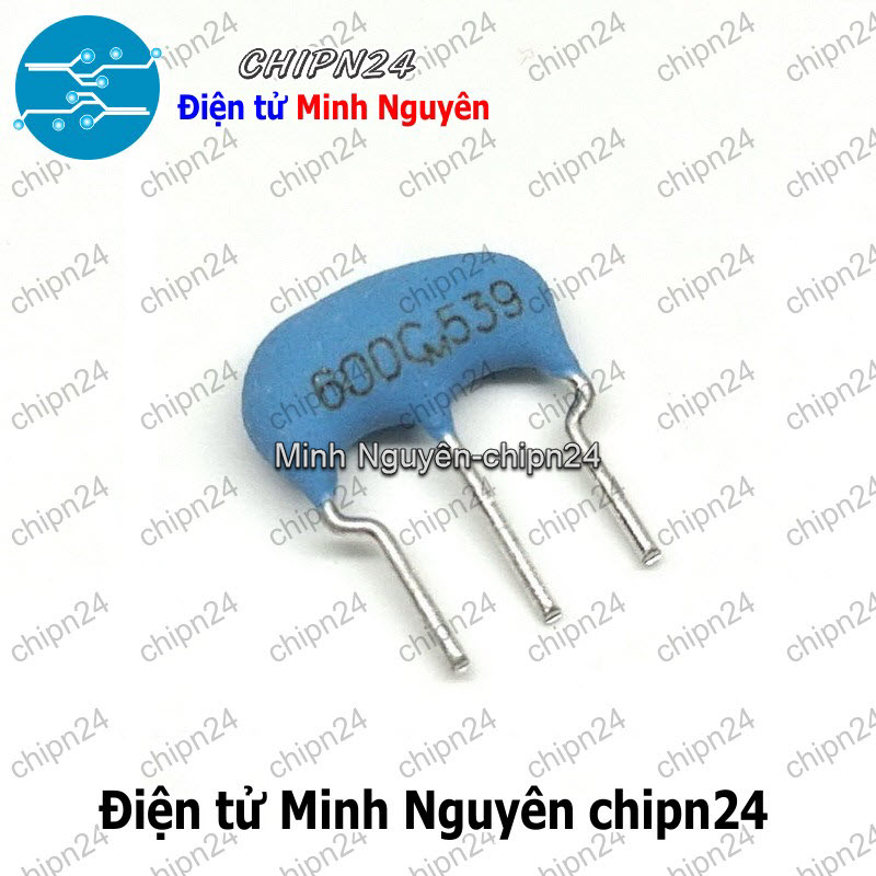 [3 con] (K340) Thạch anh 3 chân 6M (dùng cho máy giặt, điều hòa 6MHz) - HH006055