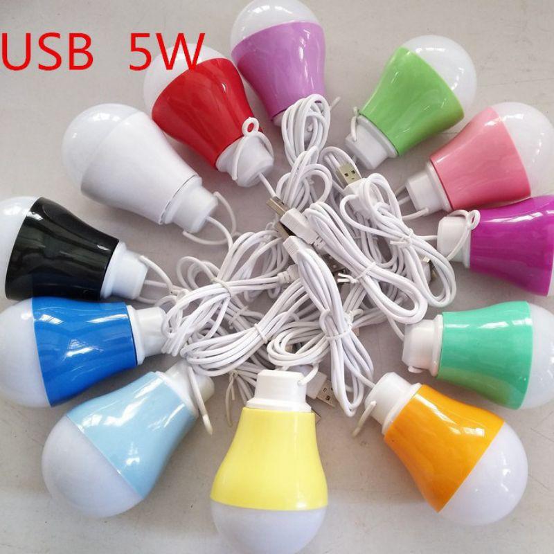 Bóng Đèn Led Bulb USB siêu sáng 5W ( Ánh sáng Trắng )