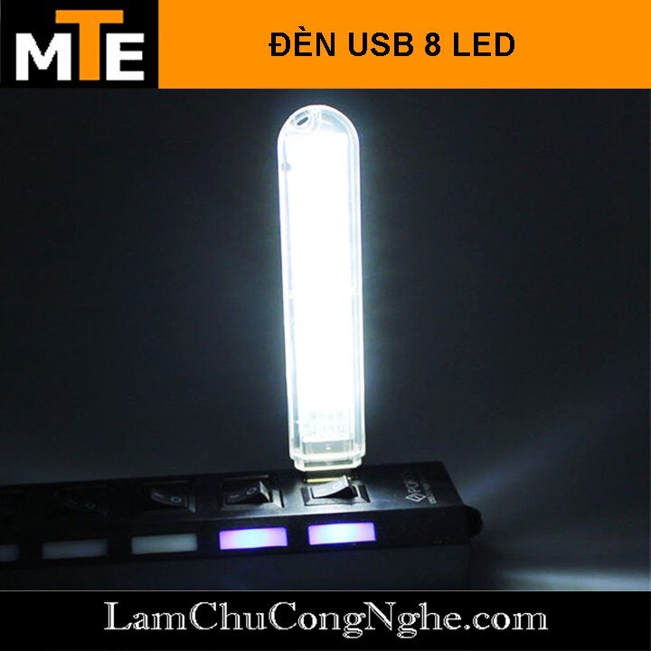 Đèn Led Cổng USB - 8 Bóng Siêu Sáng