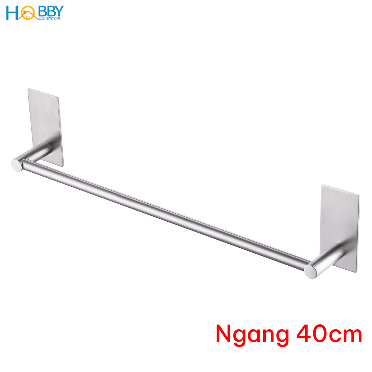 Thanh treo đồ quần áo nhà tắm inox 304 dán tường Hobby home decor CN