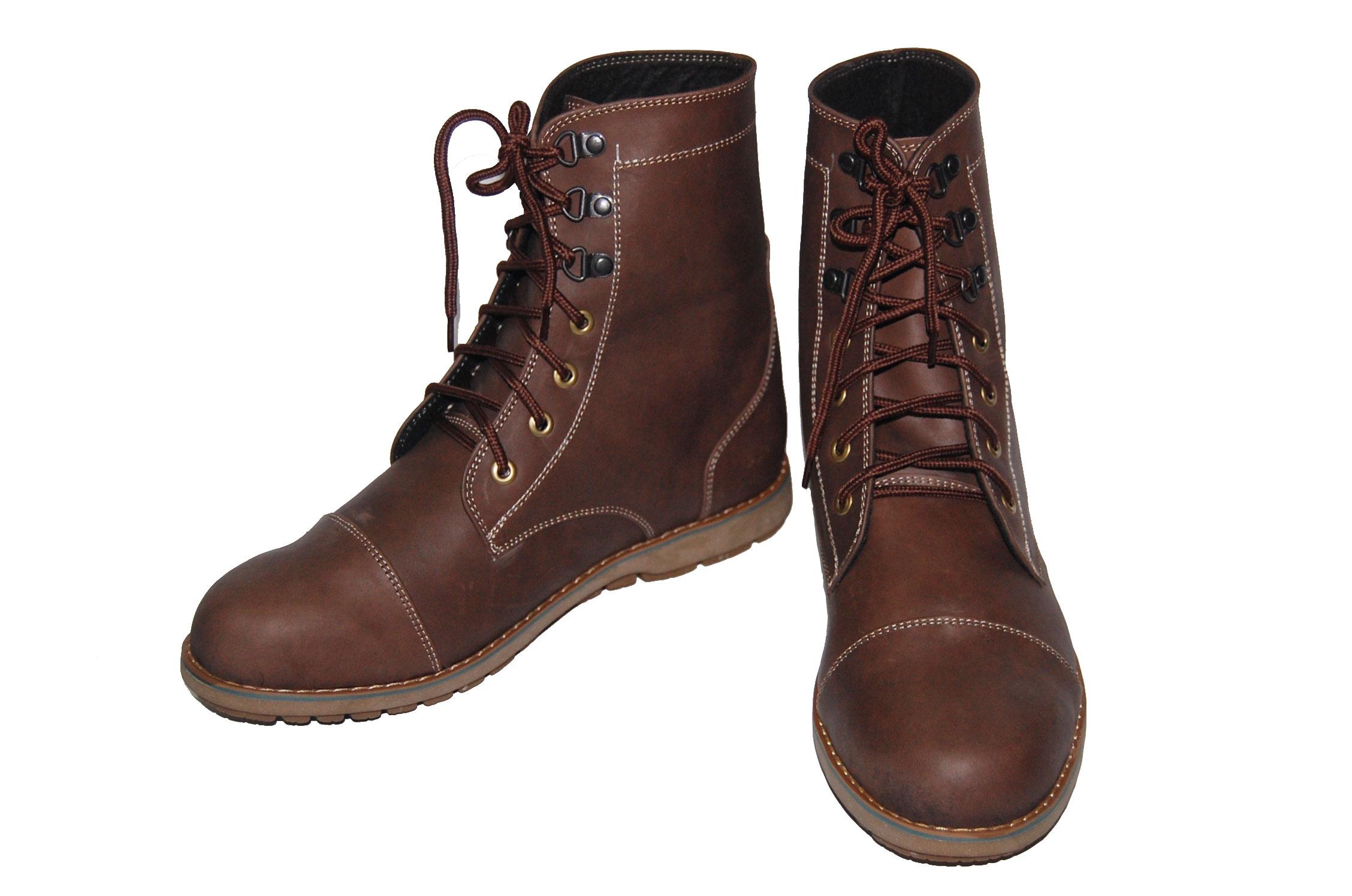 [HCM]Giày boot nam da bò thật. Bảo hành 12 tháng.MS: B132