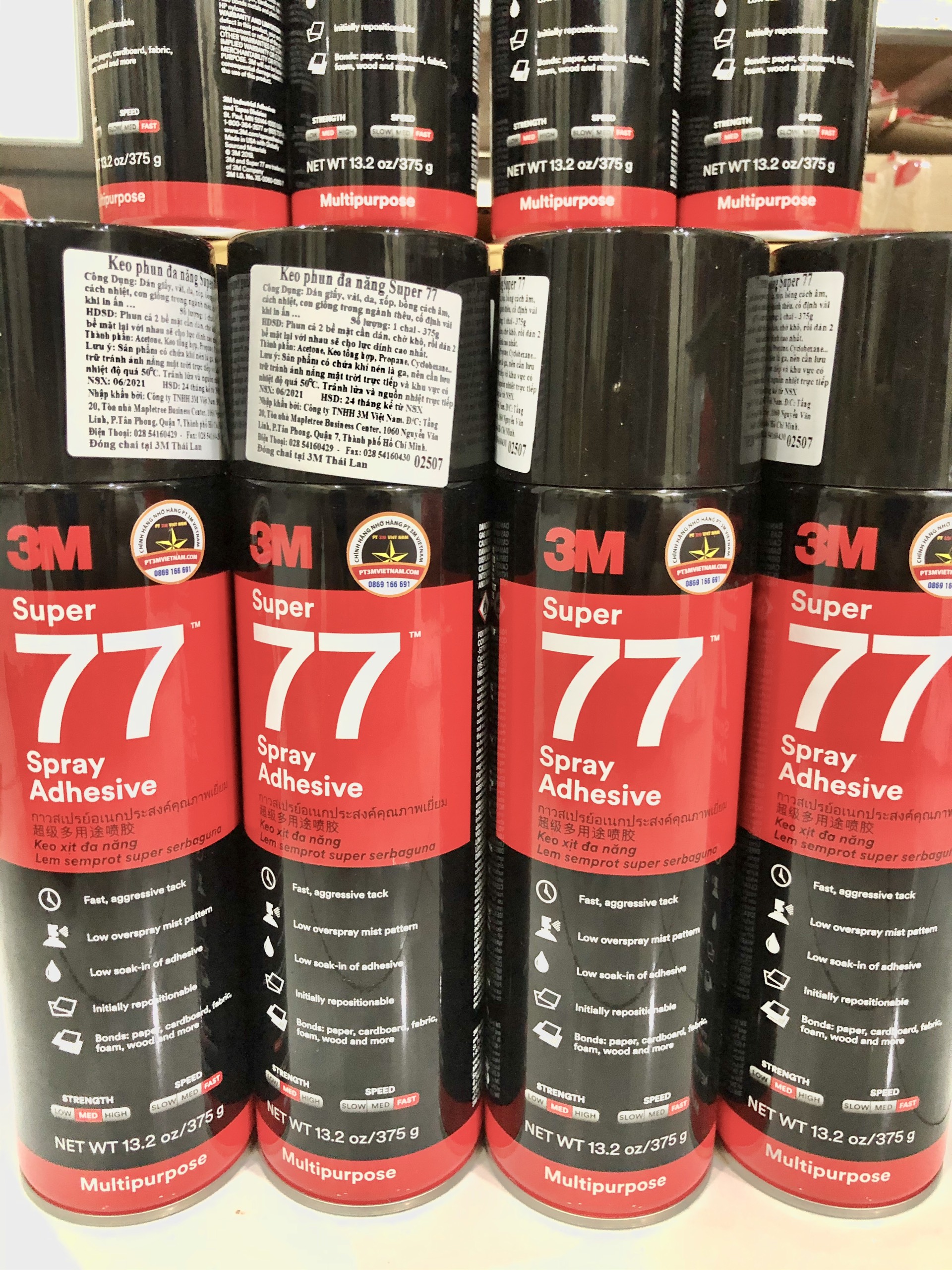 Keo phun xịt đa năng 3M Super 77