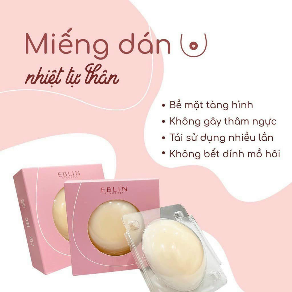 Miếng Dán Ngực Silicon Nhiệt Tự Thân EBLIN
