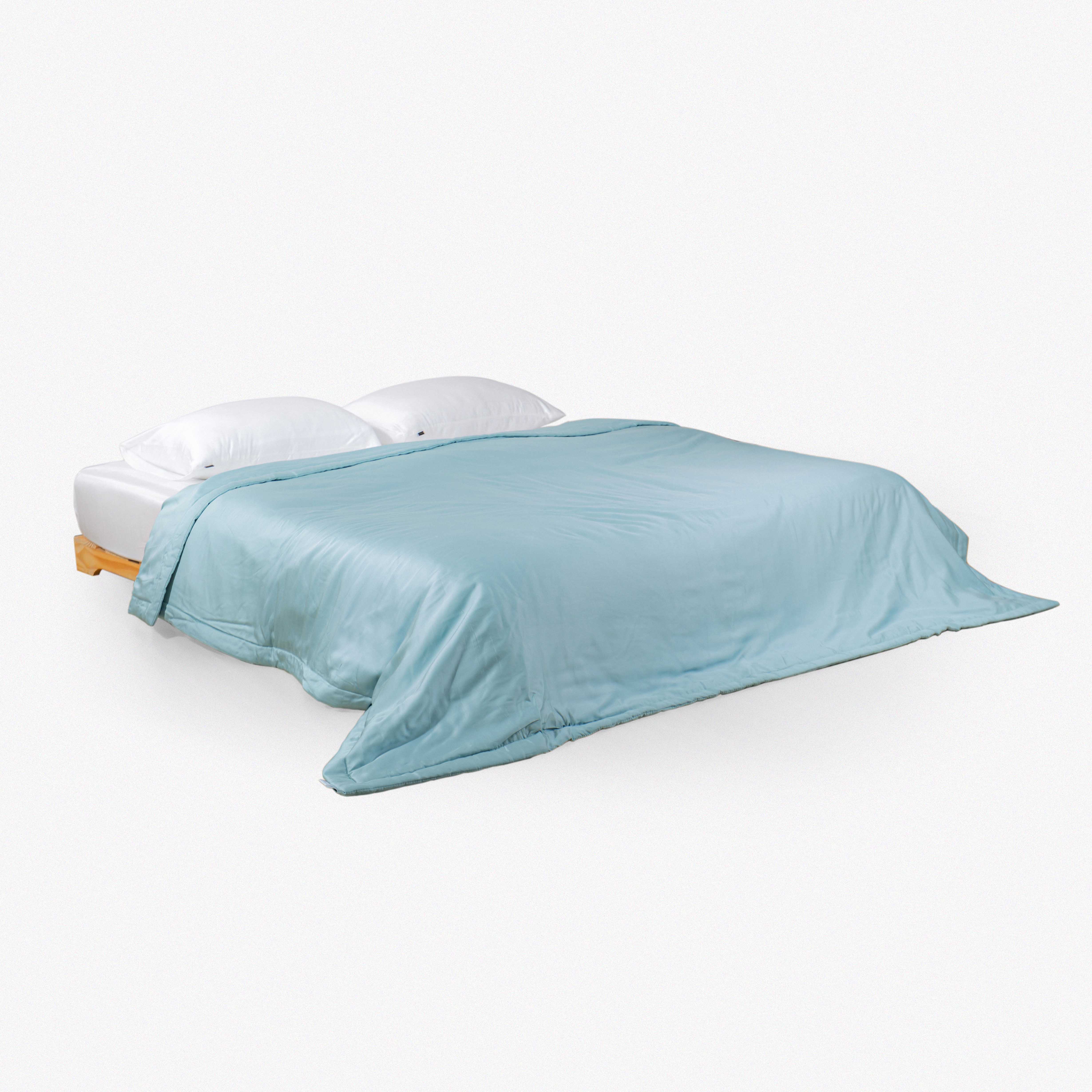 Chăn Chần Gòn, Vỏ Chăn Lụa Tencel 60s Cao Cấp Gòn Bedding Màu Trơn 2m2x2m