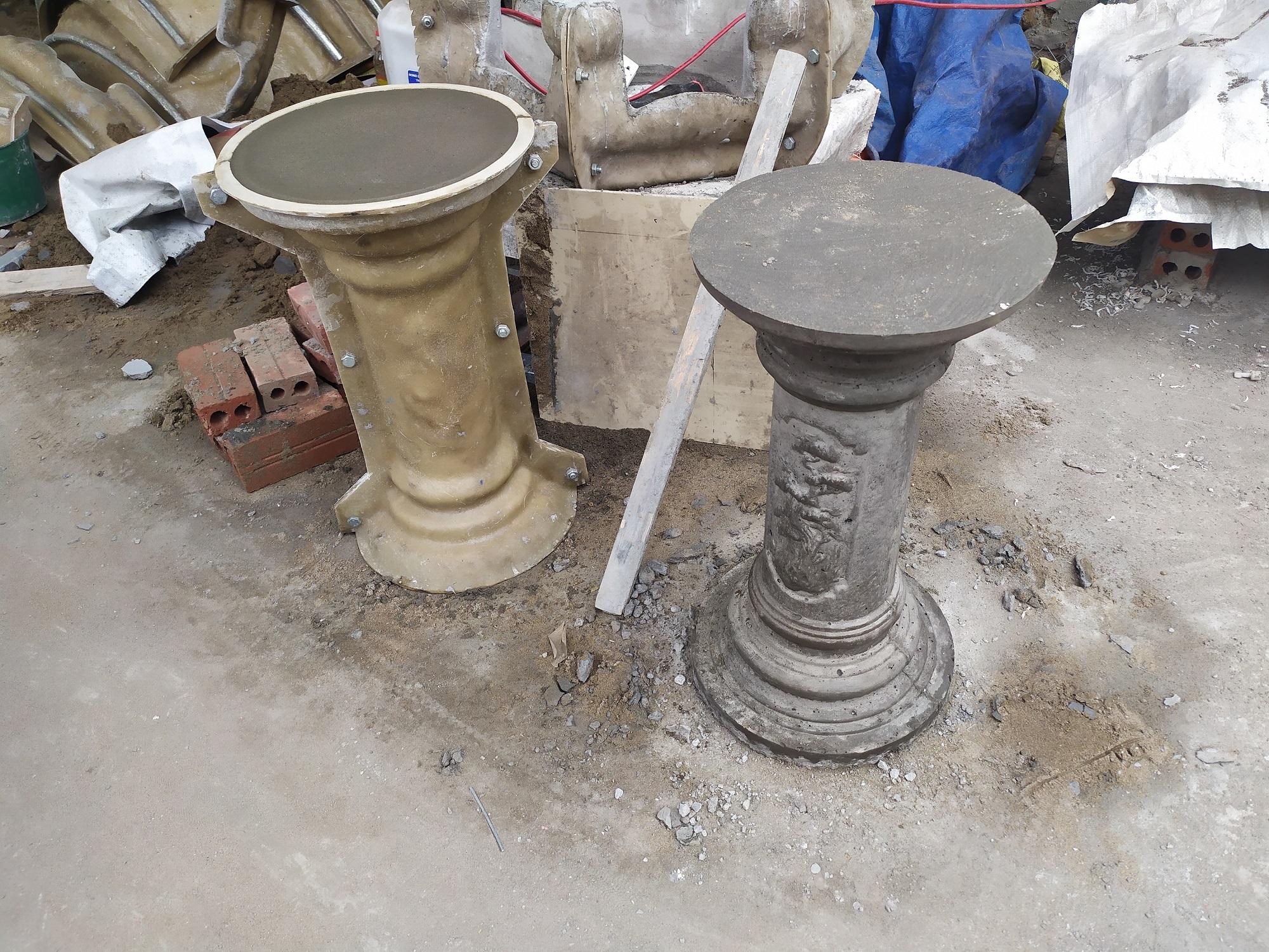 Khuôn chân đôn tròn cao 58 cm