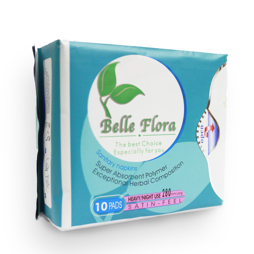 Bộ Bvs ban đêm cotton BELLE FOLORA 4 gói