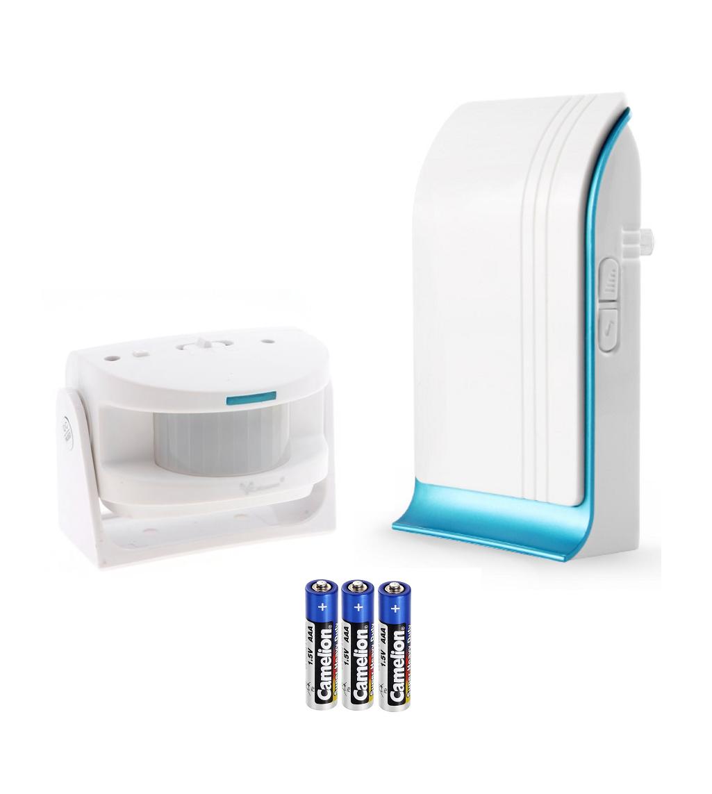  Chuông Báo Khách Kết Hợp Báo Trộm Hồng Ngoại YD03 + 3 Viên Pin 1.5V - Màu Ngẫu Nhiên