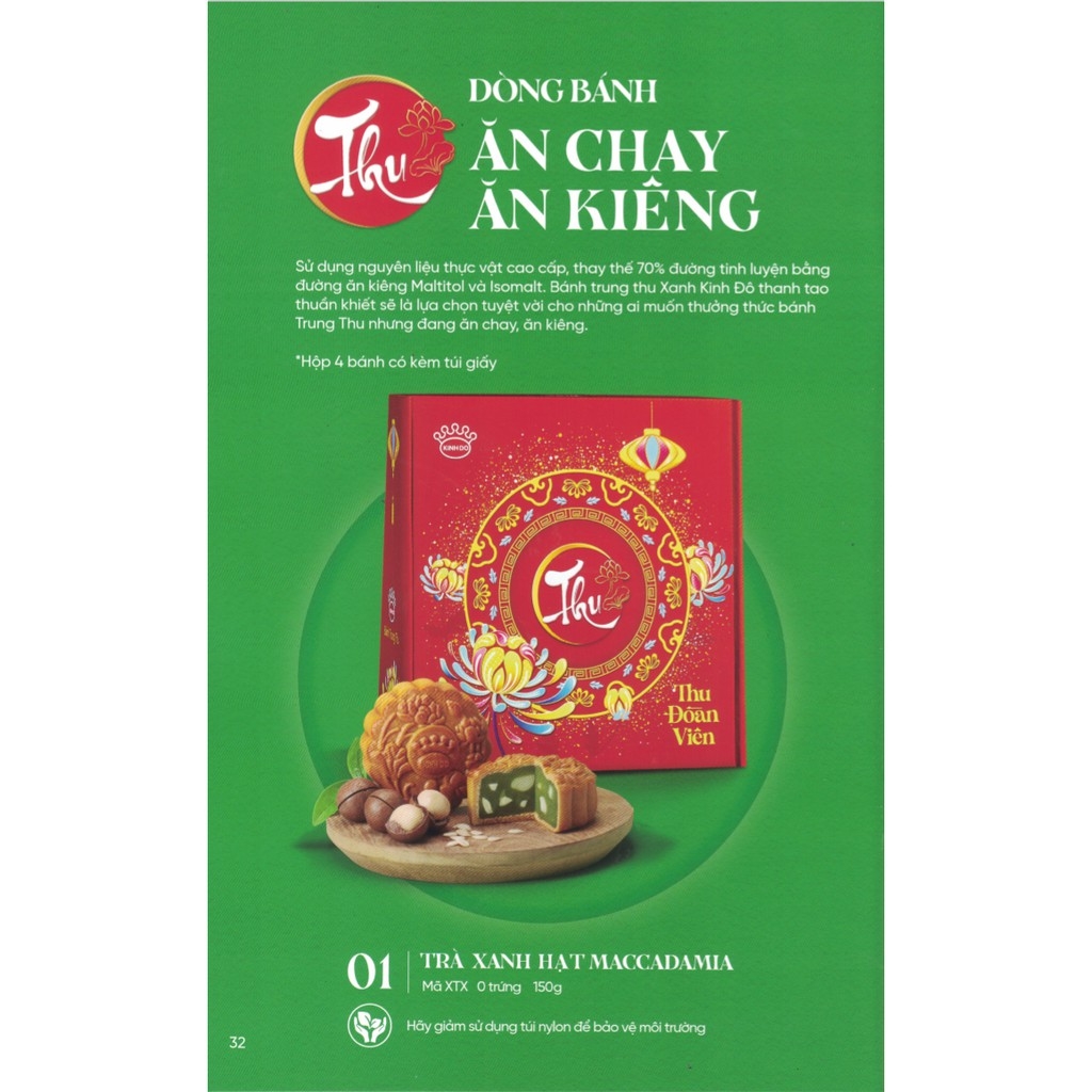 [HCM] BÁNH TRUNG THU KINH ĐÔ - ĂN CHAY ĂN KIÊNG - MÈ ĐEN HẠT DƯA