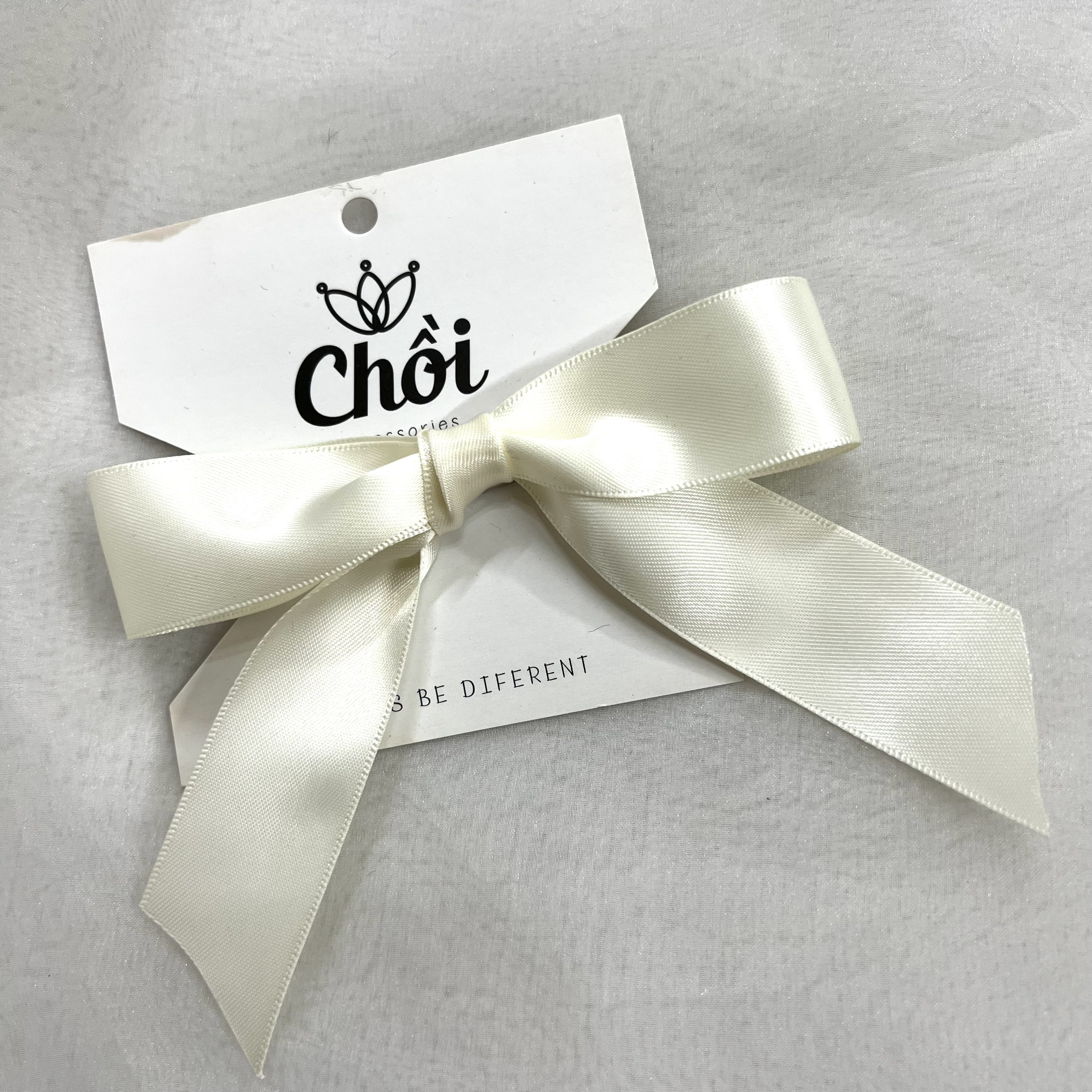 Cặp tóc, kẹp tóc nơ ruy băng cỡ lớn thời trang Hàn Quốc - Y008