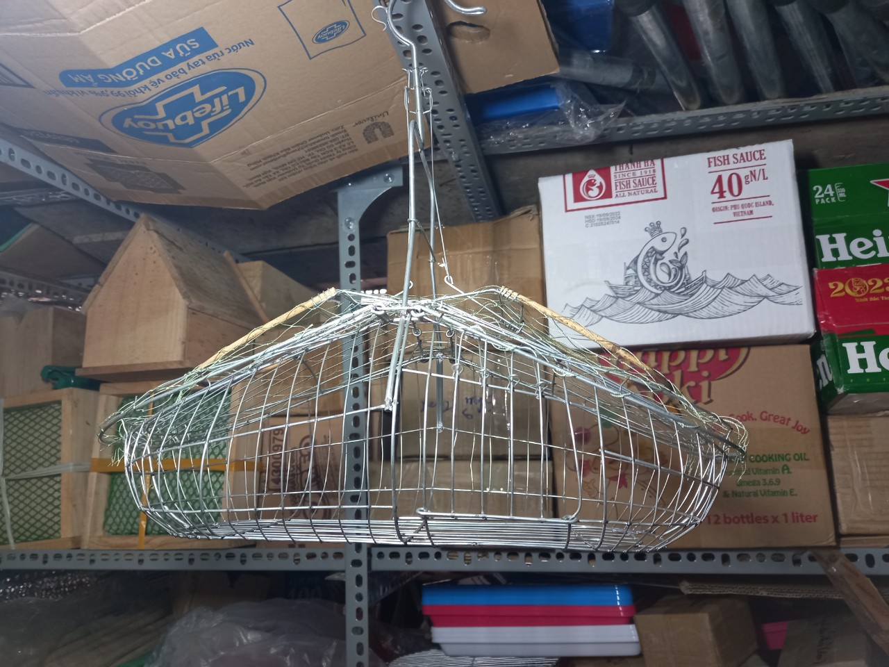 Lồng Bẫy Chim Chào Mào Bằng Kẽm
