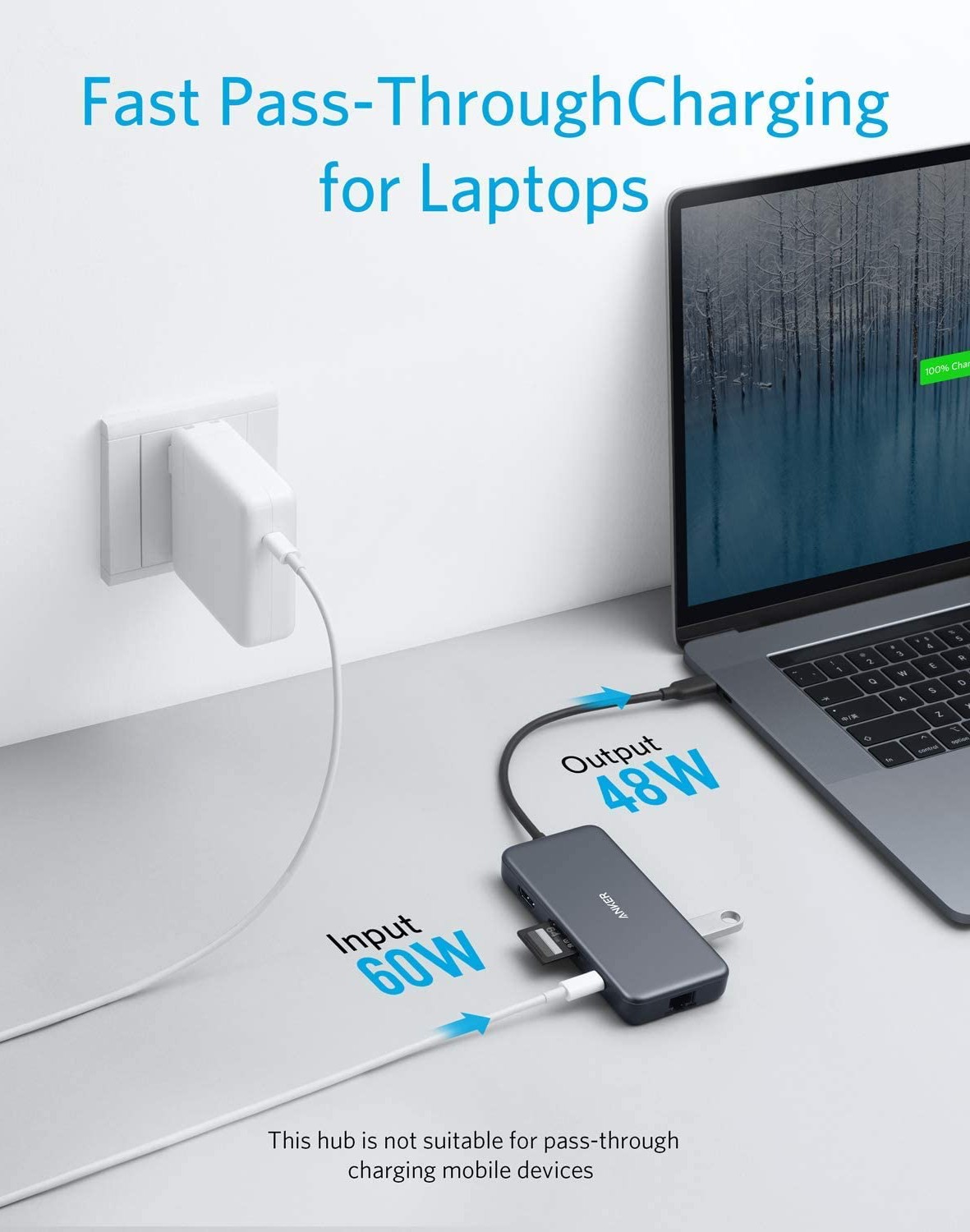 Cáp chuyển đổi macbook Air / Pro Anker USB C Hub 7-in-1