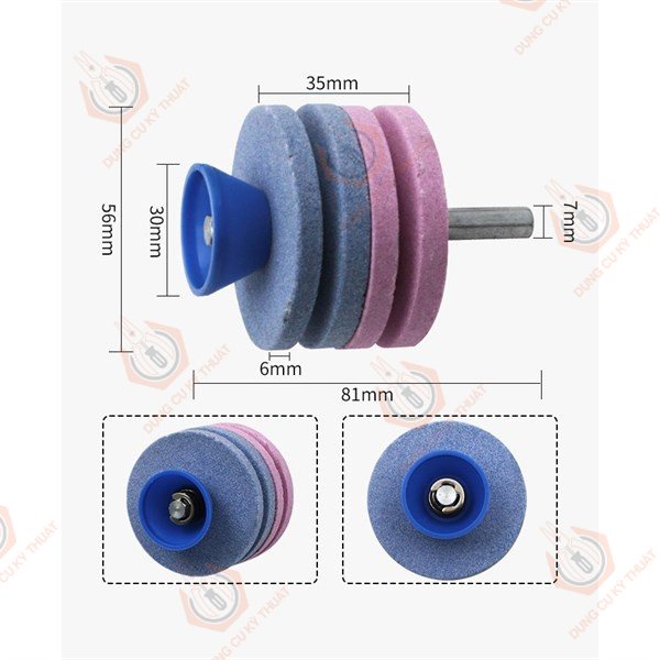 Bộ đá mài dao cho máy khoan 4 in 1 _