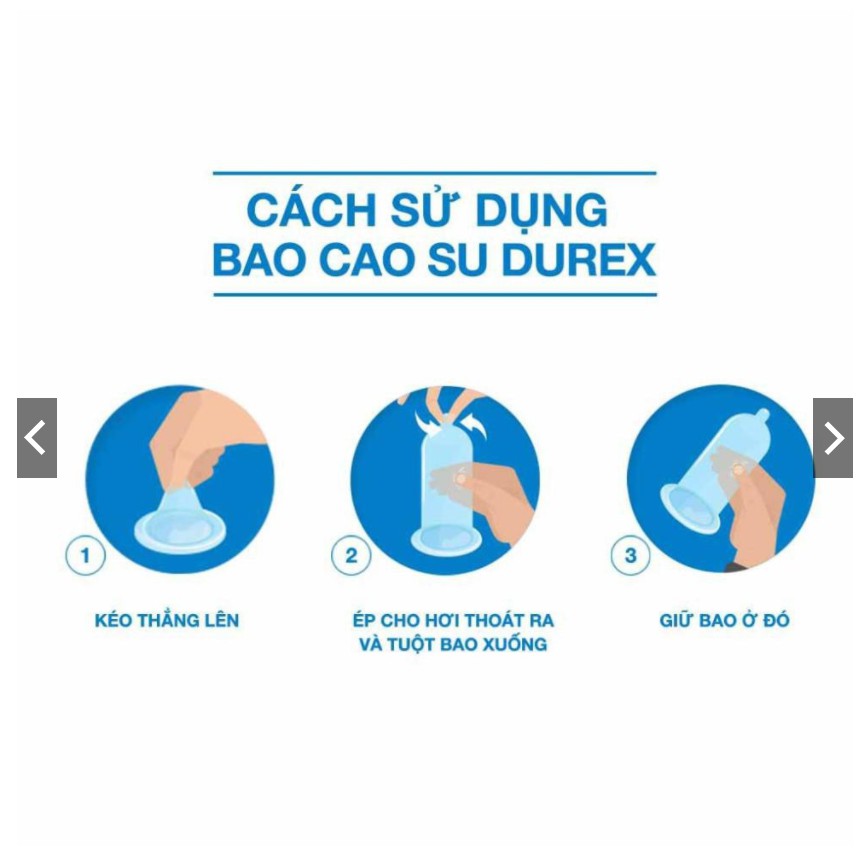 Bao Cao Su Durex Kingtex và Fetherlite Hộp 12 Cái