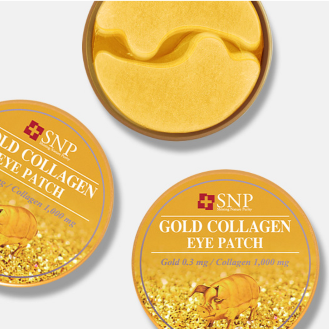 Mặt nạ mắt Collagen vàng SNP Gold Eye Patch (1 hũ x 60 miếng)