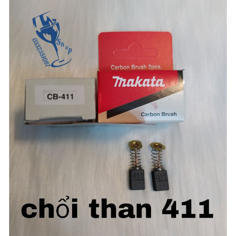Carbon 411 - chổi than máy mài 411 hàng đẹp than mềm