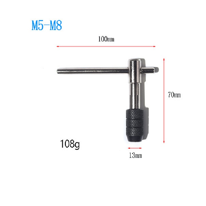 [1 PCs] M5 - M8 -000 590 Taro grip wrench