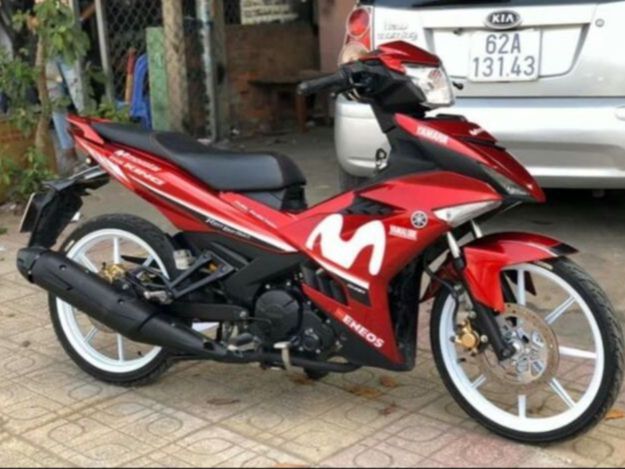 Tem rời exciter 150 dán xe đỏ tem