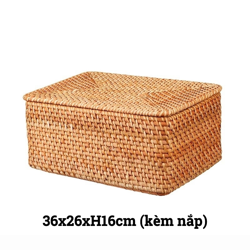 Rổ đựng đồ đa năng Bambooo Eco sọt đựng mây tre đan