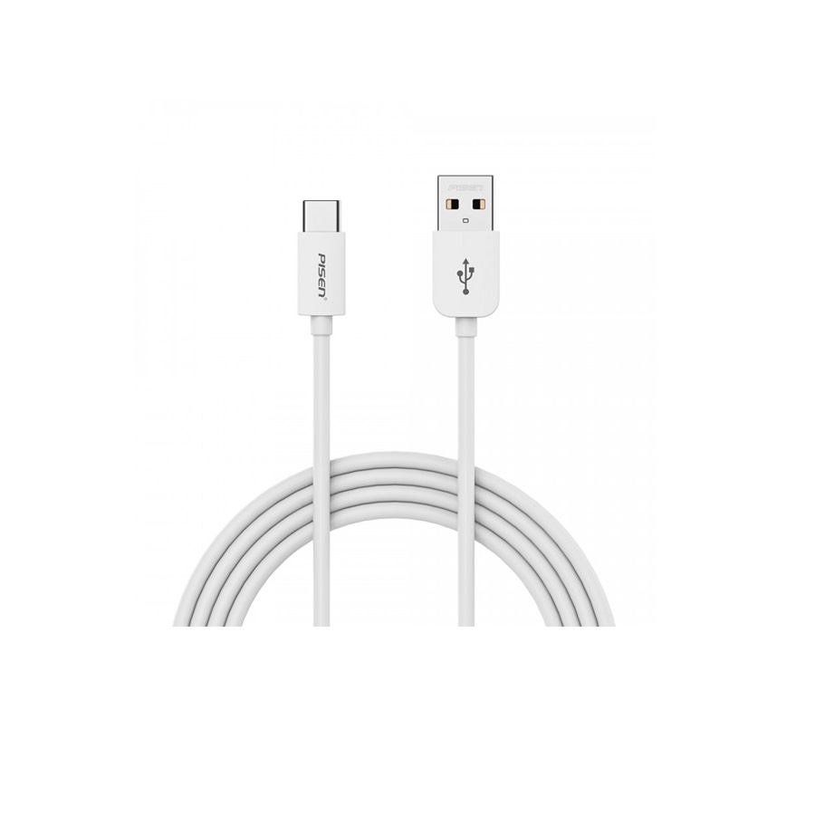 Cáp sạc USB Type C 100cm Pisen (màu đen)
