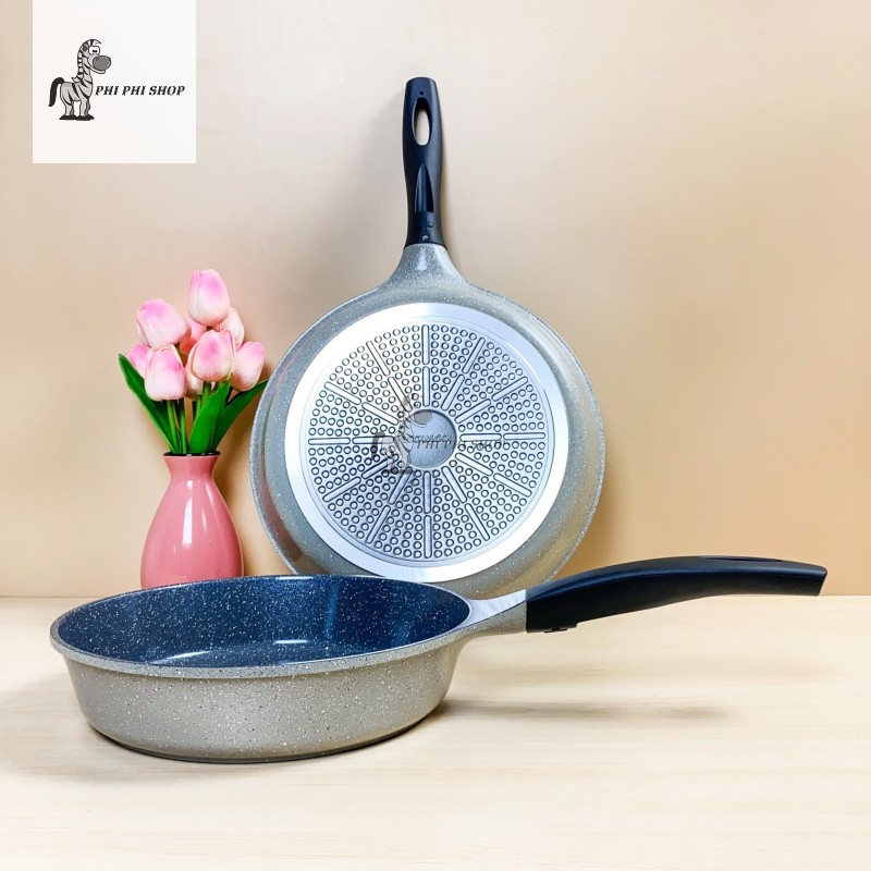[HCM]Chảo chống dính Lock&Lock dòng Stone 7 lớp các size