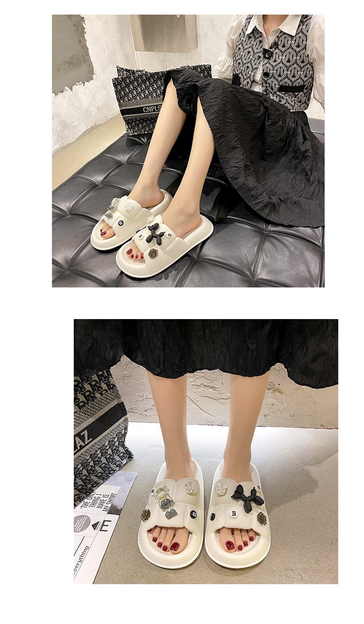 Dép bánh mì CHAO nữ gắng stcker siêu cưng
